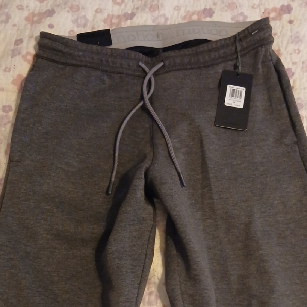 Men's Charcoal Joggers with Drawstring Waist